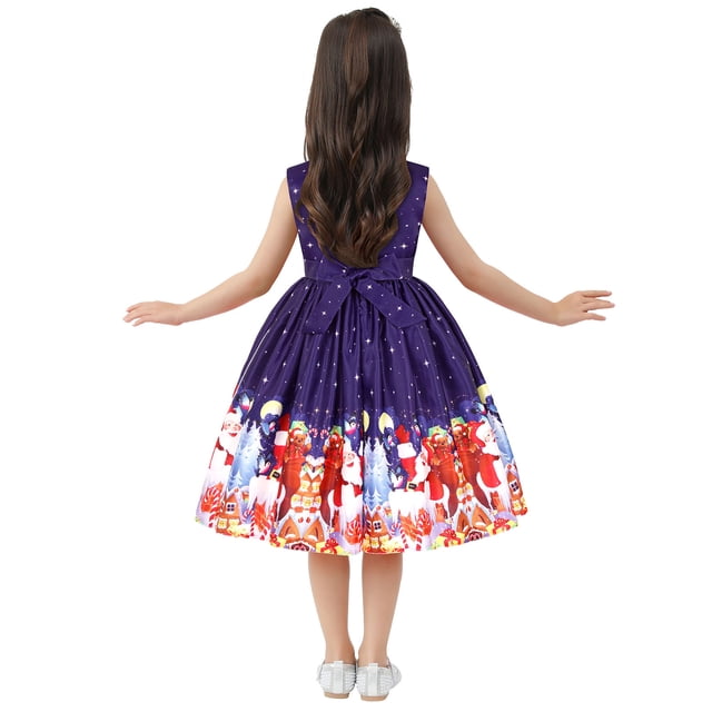 LEEy-world Bambin Fille Vêtements Net Filles Vêtements Enfants Sangle Kid Fil Sans Dos Solide Ruché Princesse Robe Filles Robe et Jupe, Violet