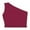 Wine, variant on Uaswgudfs Women's One shoulder Yoga Bra Tank Top - Ultra-Short Home Sleep Bra 2025