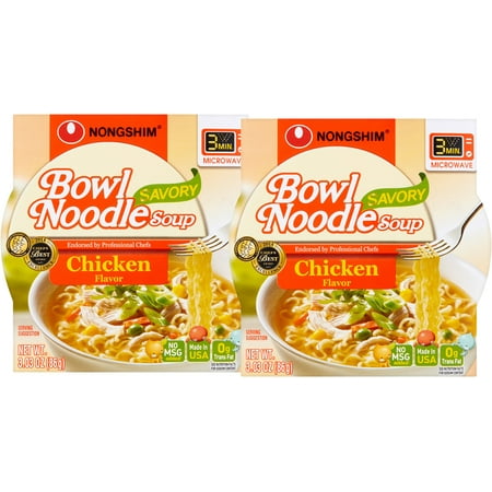 Nongshim Savory Bowl, Chicken, 3.03 Oz, 24 Ct