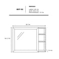 thumbnail image 5 of Botiquin Organizador De Baño Con Espejo Minimalista ELOISE, 5 of 5