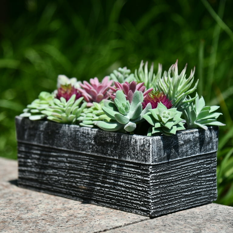 square wood box planters Square Cedar Wood Planters