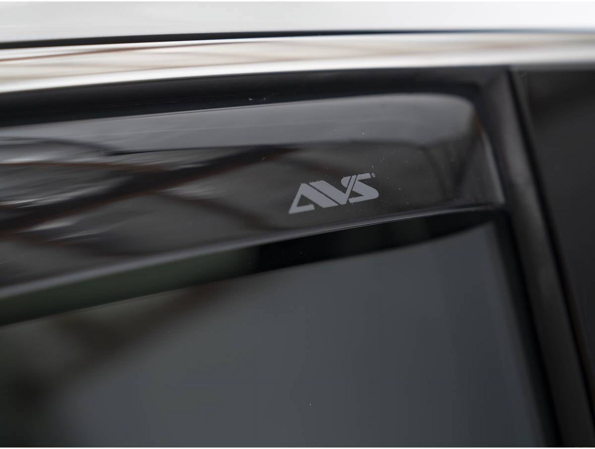 Auto VentShade (AVS) 194334 In-Channel Ventvisor Window Deflectors Fits 2022-2024 Jeep Grand Cherokee, 4 pcs. Smoke-
