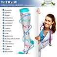 thumbnail image 4 of 7 Pairs Copper Compression Socks for Women & Men Circulation 15-20 mmHg - Better Blood Flow, Swelling , Best Support for Medical, Running, Nursing, 4 of 7