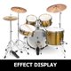thumbnail image 1 of KAKOWELY Metálicos Dorados Para Batería Ideales Para Jazz Con Sonido Nítido Y Calidad, 1 of 8