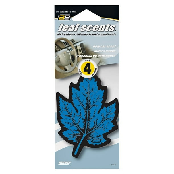 8006801,AIR FRESHENERS,AUTOMOTIVE "LEAF SCENTS" Fragrance=New Car