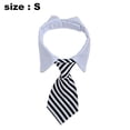 thumbnail image 2 of Piezas ajustable mascota pajarita cuadros negro rojo mascota formal esmoquin traje corbata collar cachorro, 2 of 5