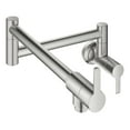 thumbnail image 3 of Grohe Zedra 31075DC2 2-Handle Wall Mount Pot Filler in Grohe Supersteel, 3 of 4
