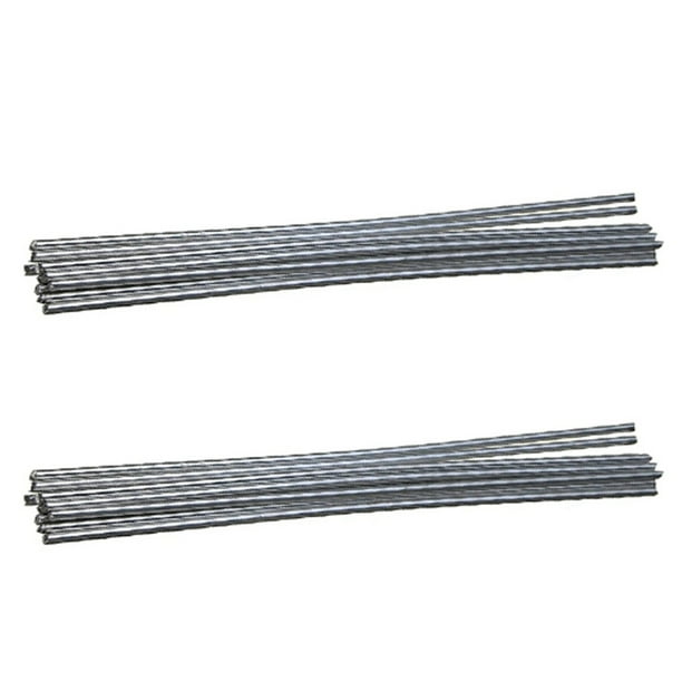 20X Varillas de Soldadura Universales Cobre Aluminio Hierro Acero Inoxidable Varilla de Soldadura con Núcleo de Fundente Electrodo de Alambre de Soldadura Diámetro de 1.6 mm