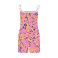 thumbnail image 5 of Nmnitkp Womens Shorts High Quality Fabric Jumpsuit Shorts Stylish Patchwork Print Women’s Shorts Side Pockets for Casual Wear S, 5 of 5