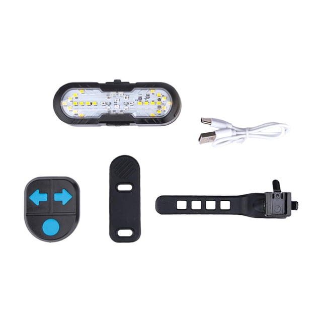 Intermitente para bicicleta, luz trasera para bicicleta de carretera, brillante, con control remoto, lámpara de advertencia para ciclismo, accesorios