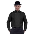 thumbnail image 1 of The Pirate Dressing C1293 Ulysses Side-Button Shirt- Black - Extra Large, 1 of 1