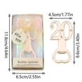 thumbnail image 4 of Abridor de Botellas de Cumpleaños, Caja de Regalo Romántica, Elegante Diseño Dorado, Perfecto para Bodas, Cumpleaños y Festividades, Decoración Elegante para El Hogar, Tamaño 14 X 8 X 2 Cm,, 4 of 7