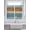Light Blue, variant on Farmhouse Teal Blue Brown Bathroom Window Curtain, Vintage Wooden Striped Light Filtering Coffee Kitchen Curtains, Bedroom Living Room Curtains 2 Panel 84"x45"