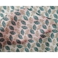 thumbnail image 4 of oneOone Silk Tabby Fabric Leaves Block Print Sewing Fabric BTY 42 Inch Wide, 4 of 4