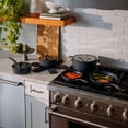 thumbnail image 4 of Thyme & Table 12-Piece Ceramic Non-Stick Cookware Set, Grey & Gunmetal, 4 of 13