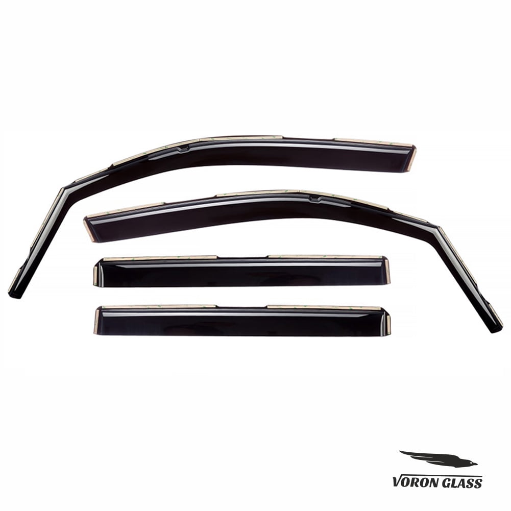 Voron Glass in-Channel Extra Durable Rain Guards for Honda Pilot 2016-2022, Window Deflectors,Vent Window Visors, 4 Pieces - 200666