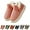 Pink, variant on Fluffy Slippers for Women, Puffy Slipper for Men, Winter Warm Cozy Fuzzy Anti-Skid Booties for Home