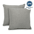 thumbnail image 1 of Pack de 2 Coussins Anko Kira Gris, 1 of 4