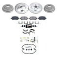 thumbnail image 3 of PowerStop Front and Rear Z23 Evolution Sport Brake Pad Rotor Drum and Shoe Kit Fits: CHEVROLET PONTIAC Select Models K15521DK, 3 of 8
