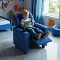 thumbnail image 5 of Infans Kids Recliner with Cup ackrest & Footrest for Boys & GirlsHolder w/Adjustable B, 5 of 7