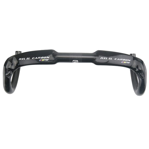 Barre de Guidon en Fibre de Carbone pour Vélo de Route, Accessoires de Guidon en Carbone 31.8, Barres de Chute 400mm, Barres de Guidon Courbées en Carbone, Guidons de Vélo de Route 3K Brillant