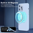 thumbnail image 3 of Coque en silicone liquide Magsafe pour iPhone, étuis de charge magnétiques sans fil, coque Poly XS MAX, 15, 14, 13, 12, 11 Pro Max, mini, 8 Plus, 3 of 4