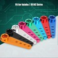 thumbnail image 2 of Servo de metal de 25 T, brazo de dirección de 25 dientes, brazo de servo de aluminio de 25 T compatible con servo Futaba JR RC, 2 of 5