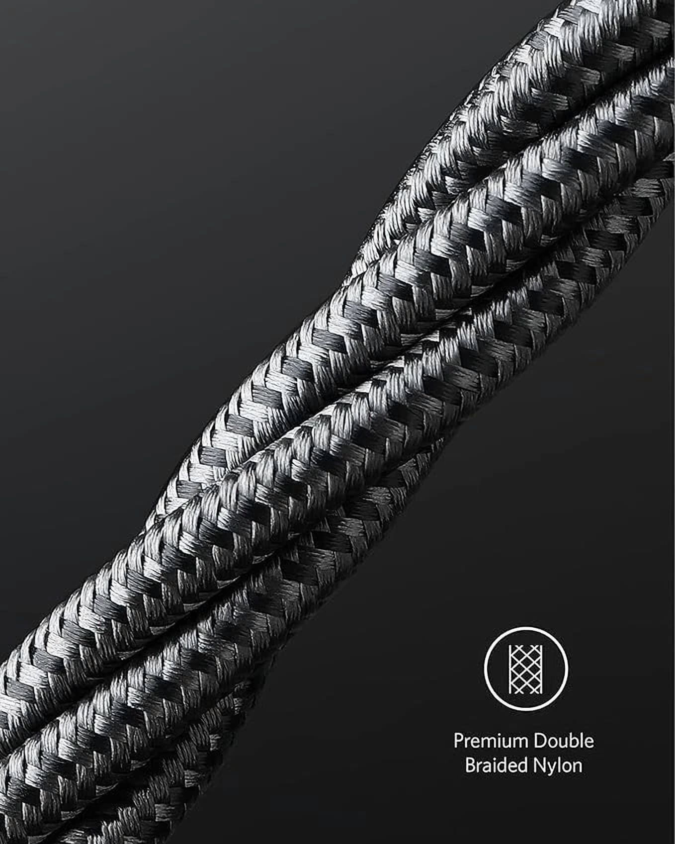 CRESTIN- Anker Usb C To C Cable, Type C 60W Fast Charging Cable (1Ft, 1Ft*2, Black