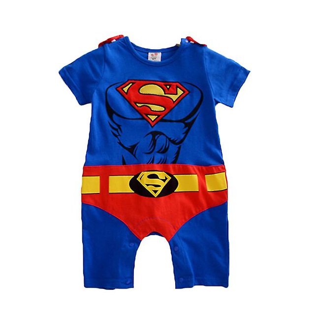 Traje de disfraz de superhéroe para bebés y niños Afortunado Sencillez