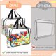 thumbnail image 3 of Bolsas Grandes para Guardar Juguetes con Etiquetas, Almacenamiento de Juegos de Mesa de PVC Transparente Reutilizable, Bolsas Organizadoras Impermeables de Viaje con Cremallera, 3 of 5