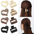 thumbnail image 6 of Hair Accessories Gift Solid Color Korean Style Barrette Styling Tools Hairpins Hair Claws Hair Clips Grabbing Clip BLACK 2, 6 of 8