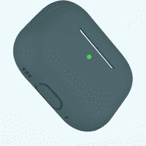 AirPods Pro 2nd Generation Case Cover(2022), Protective Soft Silicone Skin Accessories for Men Women Boys Girls for Apple AirPods Pro Gen 2, Front LED Visible-Gray Blue