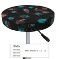 thumbnail image 4 of Fotbe Colorful Insect Stool Covers Round,Waterproof Round Bar Stool Covers Bar Chair Covers Washable Stool Cushion Slipcover for 12-14 Inch Chair-13 inch, 4 of 7