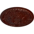 thumbnail image 3 of 32 3/8"OD x 3 1/2"P Tristan Ceiling Medallion (Fits Canopies up to 6 1/4"), Hand-Painted Brushed Mahogany, 3 of 6
