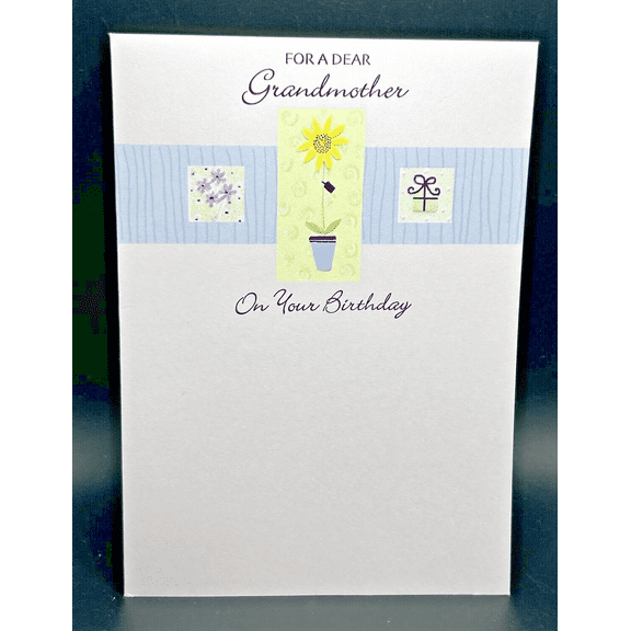 Happy Birthday Grandma Greeting Card w/Envelope