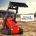thumbnail image 6 of HUAYEE HY480C Mini Skid Steer Loader 23HP V-Twin Gas Engine - Tracked, Stand-On, Triple Pump Triple Valve - w/ Australian Auger (200mm & 300mm Bits) & Delivery/Unloading Included, 6 of 17