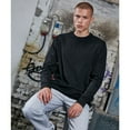 thumbnail image 2 of Build Your Brand Mens Ribbed Cuff Sweatshirt, 2 of 4