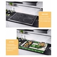 thumbnail image 2 of Large Induction Cooktop Protector Mat St. Patrick's Day Stove Top Covers for Electric Stove, Shamrock Truck Green Plaid Beige Decorative Stove Burner Cover Mats, Glass Top Stove Cover, 2 of 7