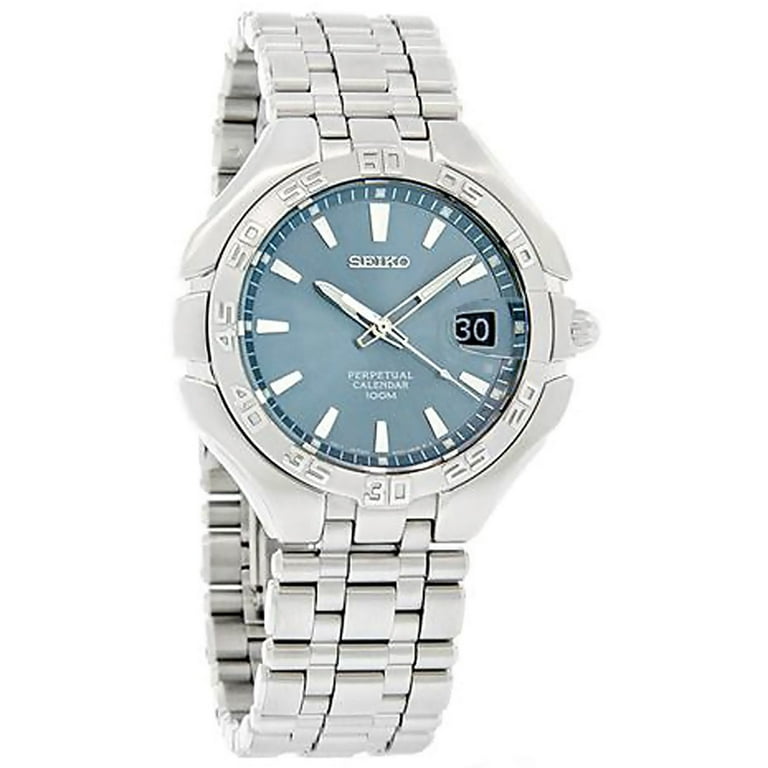 希少!  SEIKO PERPETUAL CALENDER 100M 腕時計 NEW Seiko Perpetual Calendar Watch STL081 100M W/R – CDM