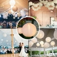 thumbnail image 6 of 10 Pcs Paper Lanterns Decorations, Round Paper Hanging Decorations Party Ball Lanterns Lamps for Wedding Birthday Home Decor, Size of 4, 6, 8, 10, 12 Inches (White), 6 of 7