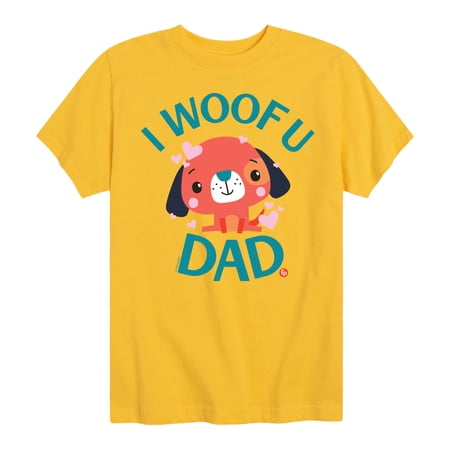 Fisher-Price - I Woof U Dad Short Sleeve Graphic T-Shirt