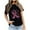 Black, variant on Yufatyle Womens Breast Cancer Awareness T Shirts Cute Butterfly Pink Ribbon Graphic Print Tee Inspirational Short Sleeve Tops S