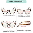 thumbnail image 3 of Eyekepper Blue Light Filter Progressive Readers Women - Oversize Multifocus Computer Glasses - Noline Trifocal Reading Glasses - Tortoise +2.00, 3 of 6