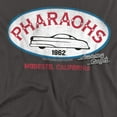 thumbnail image 2 of American Graffiti Pharaohs Unisex Adult T Shirt, Charcoal, 6X Large, 2 of 6