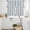 Grey Blue, variant on Black Grey Stripes Kitchen Curtains Sets for Windows 36 Inch Length, Simple Striped Lines Minimalist Modern Rod Pocket Window Treatments Tier Curtains and Valances Set for Bedroom/Bathroom