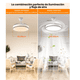 thumbnail image 2 of Ventilador De Techo Moderno Con Luz Y Control Remoto 42'' Xtellar blanco, 2 of 3