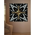 thumbnail image 2 of Xzendor7 "Golden Twirl Cross Light" Wall Decal, 2 of 2