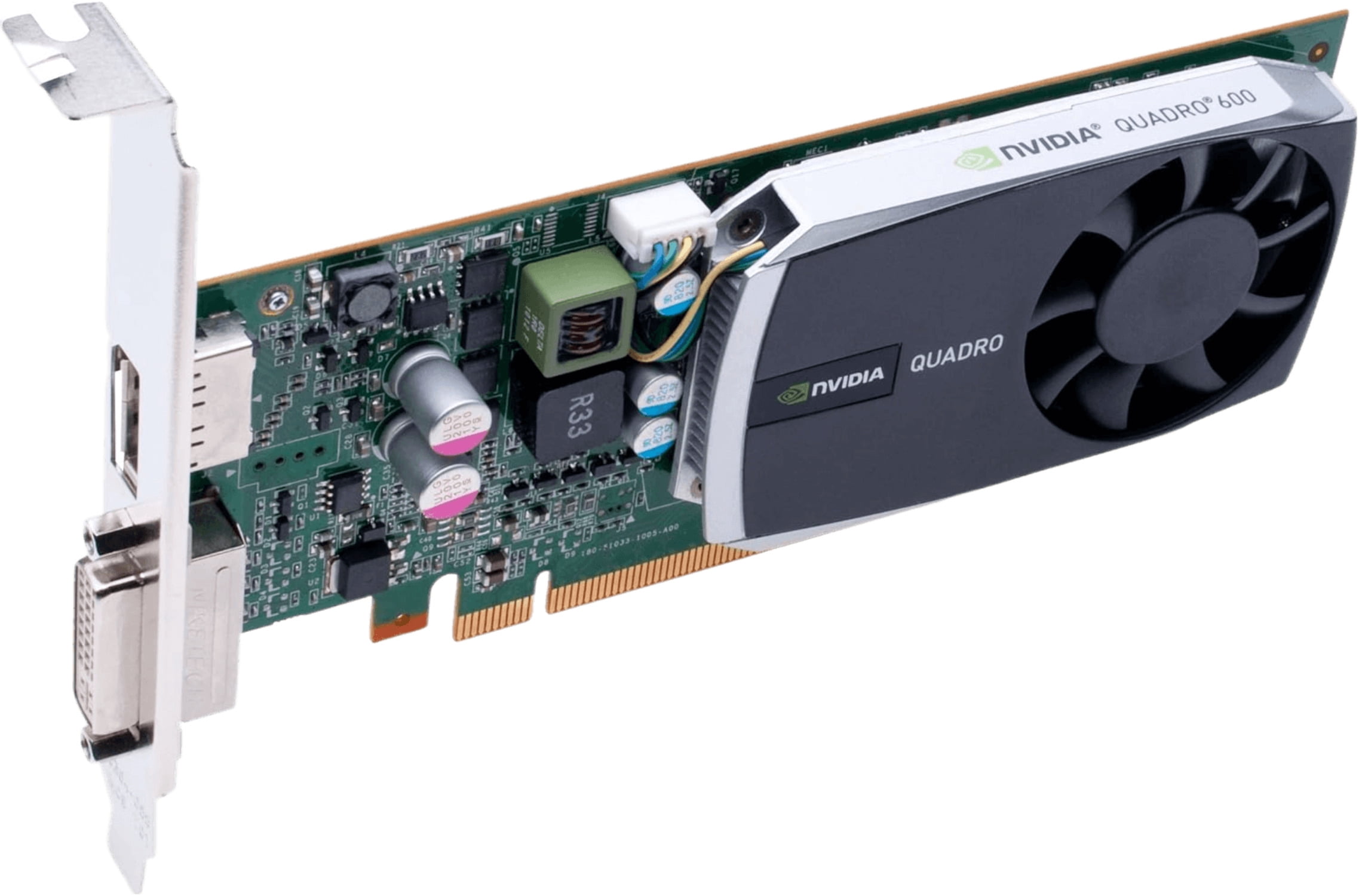 NVIDIA Quadro 600 by PNY - Graphics card - Quadro 600 - 1 GB DDR3 - PCIe 2.0 x16 low profile - DVI, DisplayPort - retail