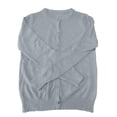 thumbnail image 4 of Cardigan Sweaters for Women Fall Solid Button Up Knit Tops Lightweight Trendy Warm Soft Clothes Light Gray L, 4 of 6