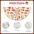thumbnail image 5 of Bingfone Christmas Tree Skirt Mat Christmas Decoration Interior 36"-Retro Autum Mushrooms, 5 of 8